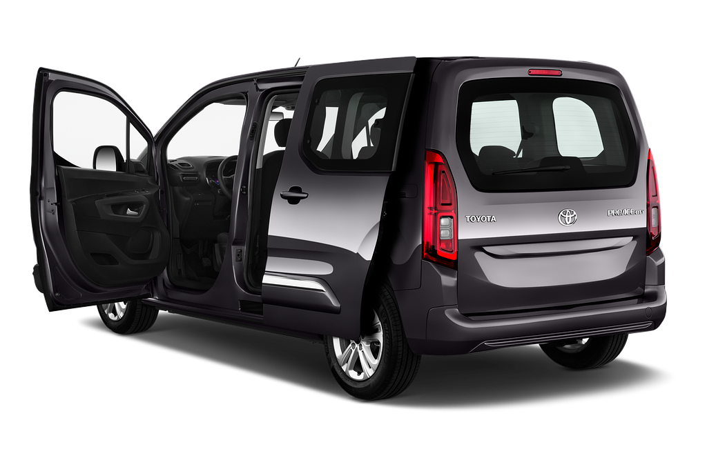 Toyota Proace City Verso (Baujahr 2020) - 5 Türen Tür geöffnet