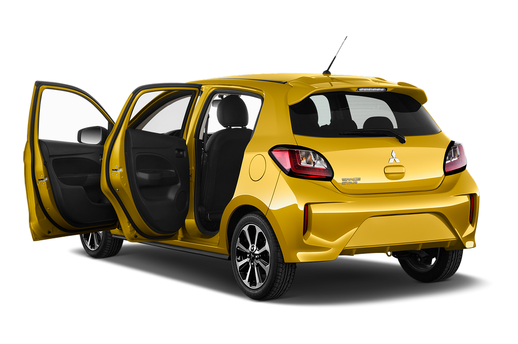 Mitsubishi Space Star (Baujahr 2020) Intro Edition + 5 Türen Tür geöffnet