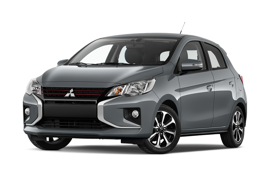 Mitsubishi Space Star (Baujahr 2020) Intro Edition 5 Türen seitlich vorne mit Felge