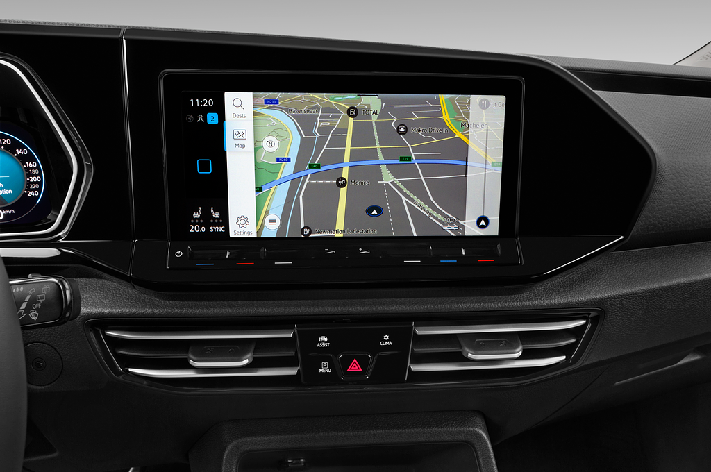 Volkswagen Caddy (Baujahr 2021) Style 5 Türen Mittelkonsole