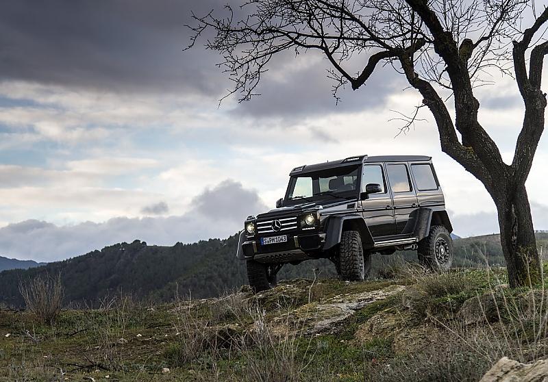 Mercedes G 500 4x4 hoch 2 - hoch zu Ross
