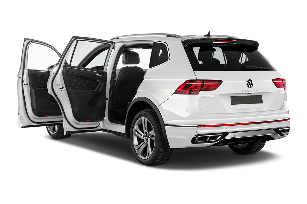 Volkswagen Tiguan Allspace (Baujahr 2022) R-Line 5 Türen Tür geöffnet