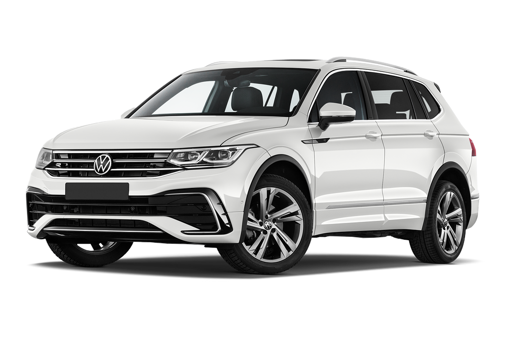 Volkswagen Tiguan Allspace (Baujahr 2022) R-Line 5 Türen seitlich vorne mit Felge