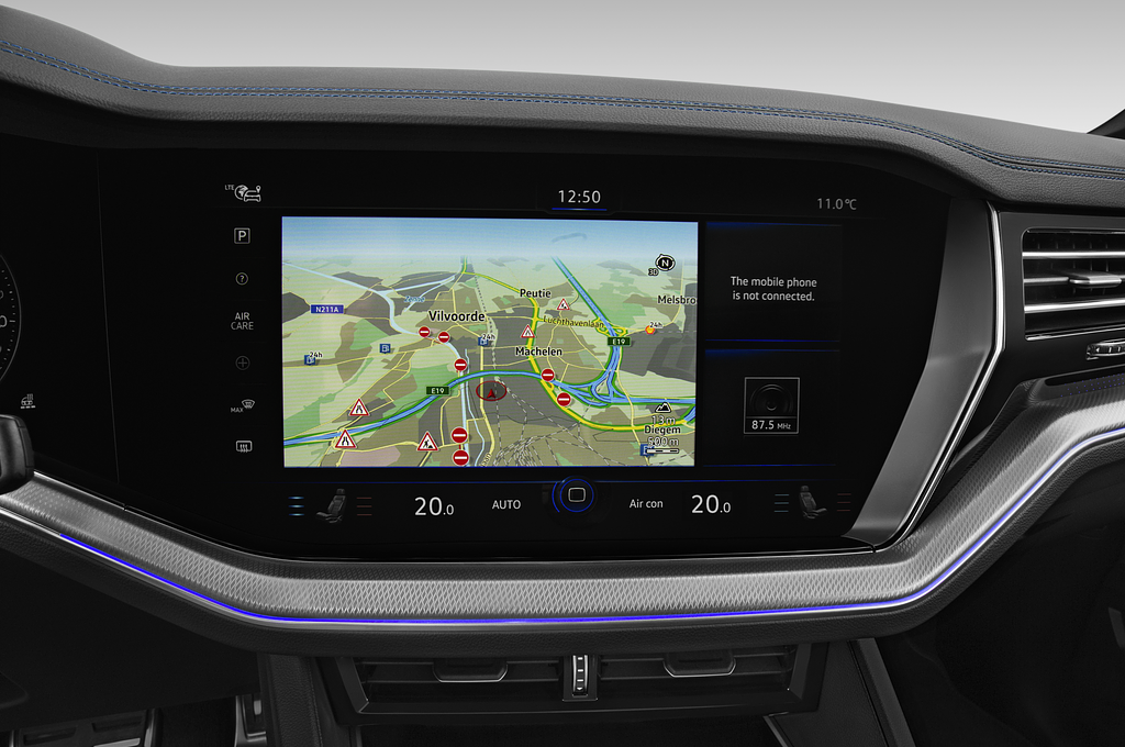 Volkswagen Touareg (Baujahr 2021) R 5 Türen Mittelkonsole