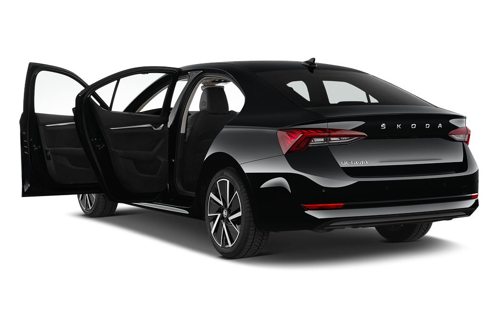 Skoda Octavia (Baujahr 2020) Style 5 Türen Tür geöffnet