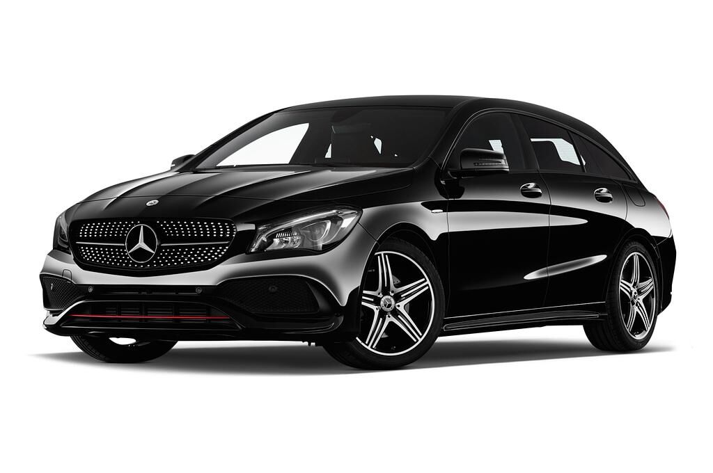 Mercedes CLA Shooting Brake (Baujahr 2018) Sport 5 Türen seitlich vorne mit Felge