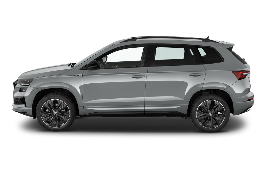 Skoda Karoq (Baujahr 2023) Sportline 5 Türen Seitenansicht