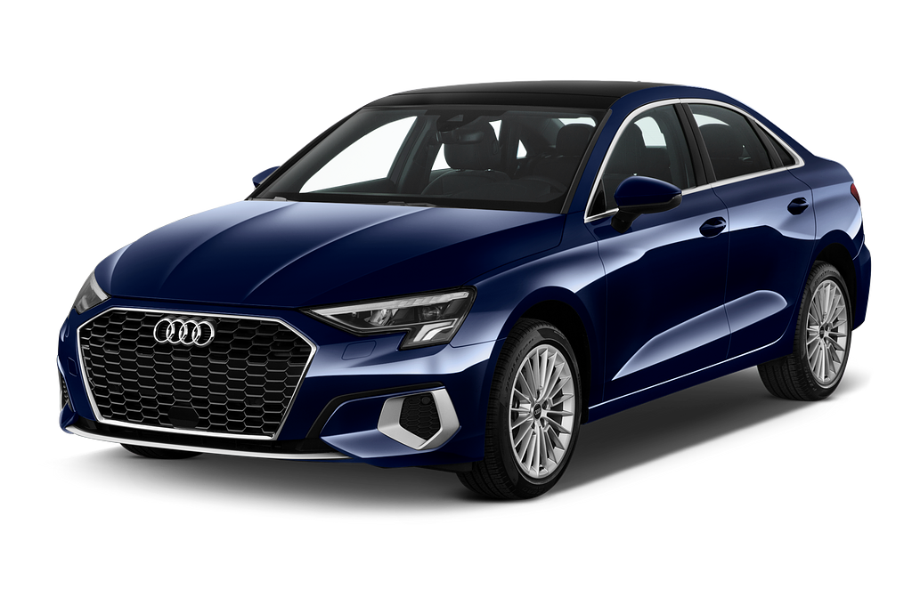 Audi A3 (Baujahr 2023) Advanced 4 Türen seitlich vorne