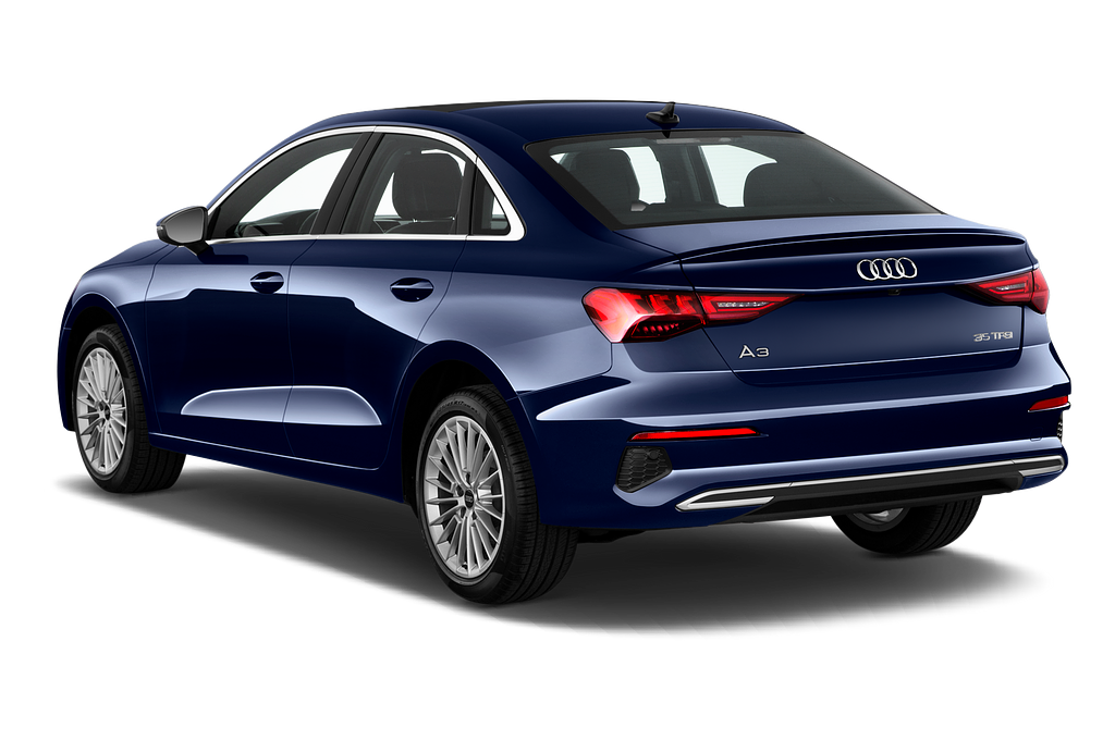 Audi A3 (Baujahr 2023) Advanced 4 Türen seitlich hinten