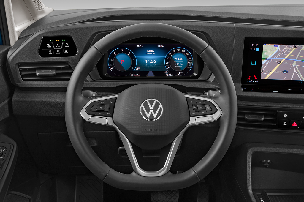 Volkswagen Caddy (Baujahr 2021) California Maxi 5 Türen Lenkrad