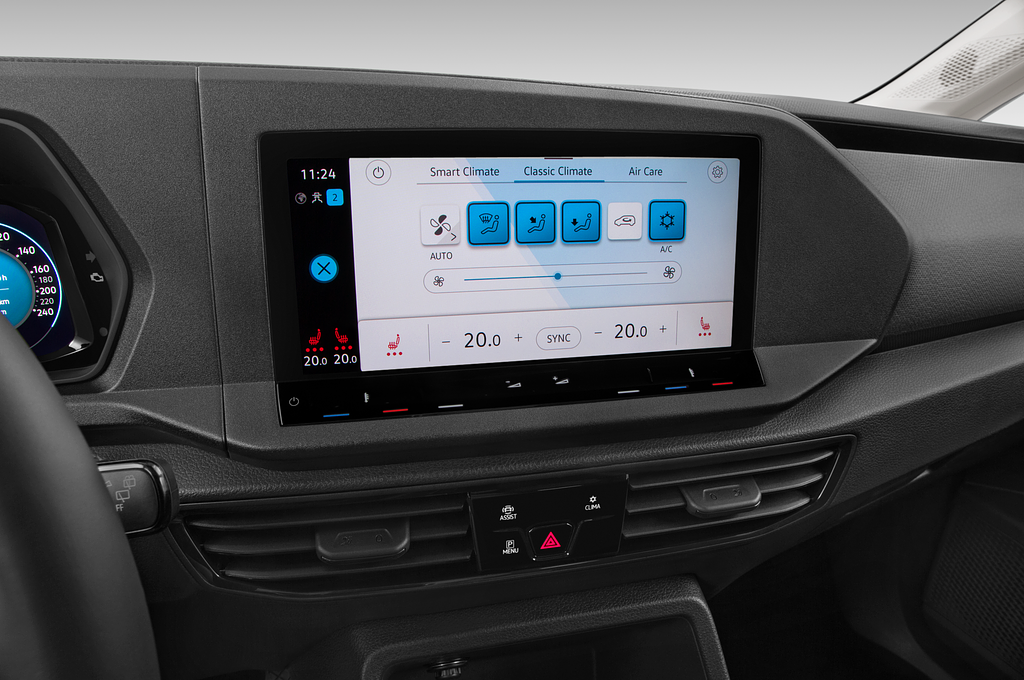 Volkswagen Caddy (Baujahr 2021) California Maxi 5 Türen Temperatur und Klimaanlage