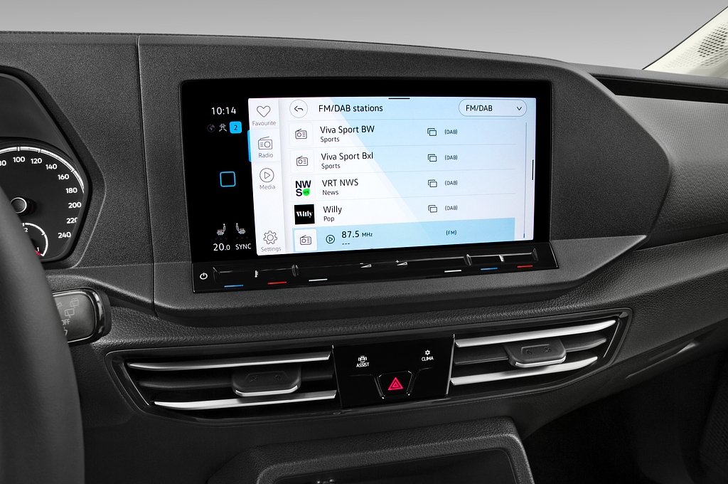 Volkswagen Caddy (Baujahr 2021) Maxi 5 Türen Radio und Infotainmentsystem