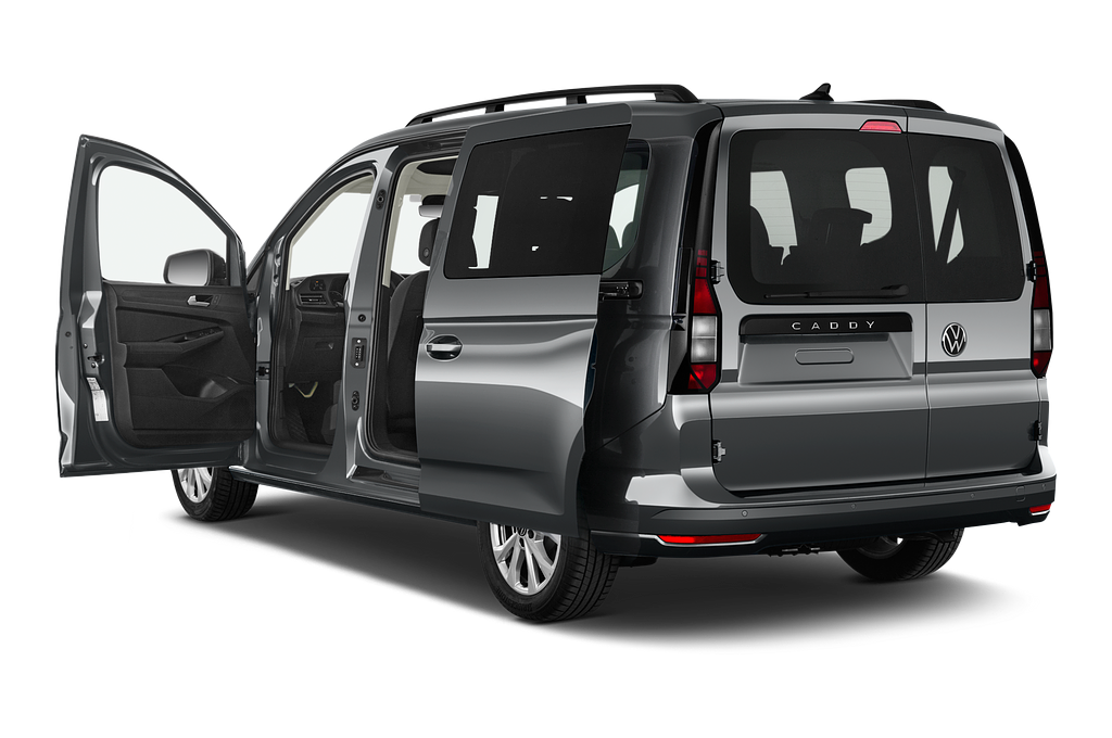 Volkswagen Caddy (Baujahr 2021) Maxi 5 Türen Tür geöffnet