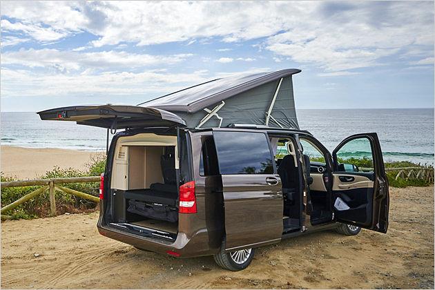 300 Kilogramm wiegen alle An- und Einbauteile für den Outdooreinsatz. Trotzdem fährt sich der Camper wie ein aktuelles SUV