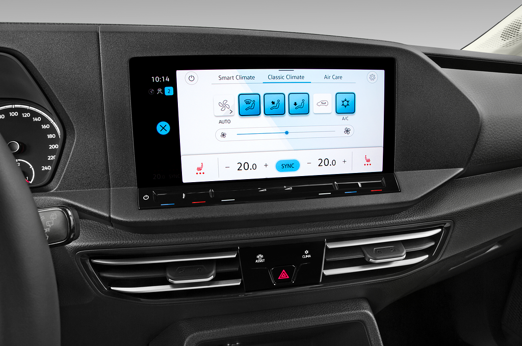 Volkswagen Caddy (Baujahr 2021) Maxi 5 Türen Temperatur und Klimaanlage