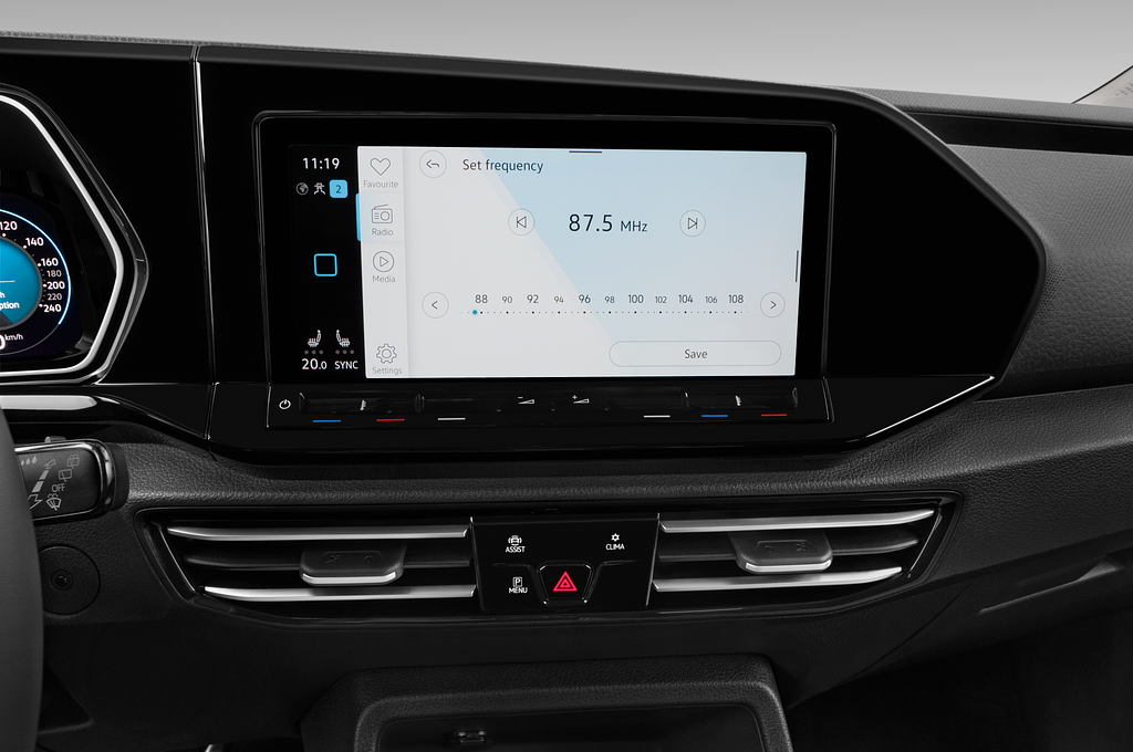 Volkswagen Caddy (Baujahr 2021) Style 5 Türen Radio und Infotainmentsystem