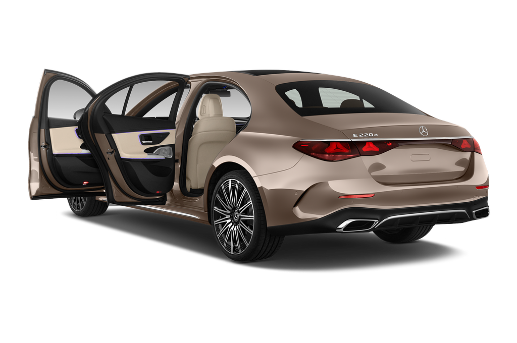 Mercedes E Class (Baujahr 2024) AMG LIne 4 Türen Tür geöffnet