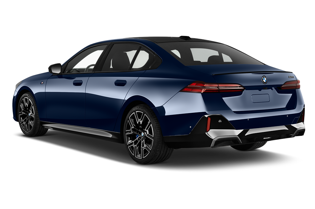 BMW 5 Series (Baujahr 2024) M Sport 4 Türen seitlich hinten