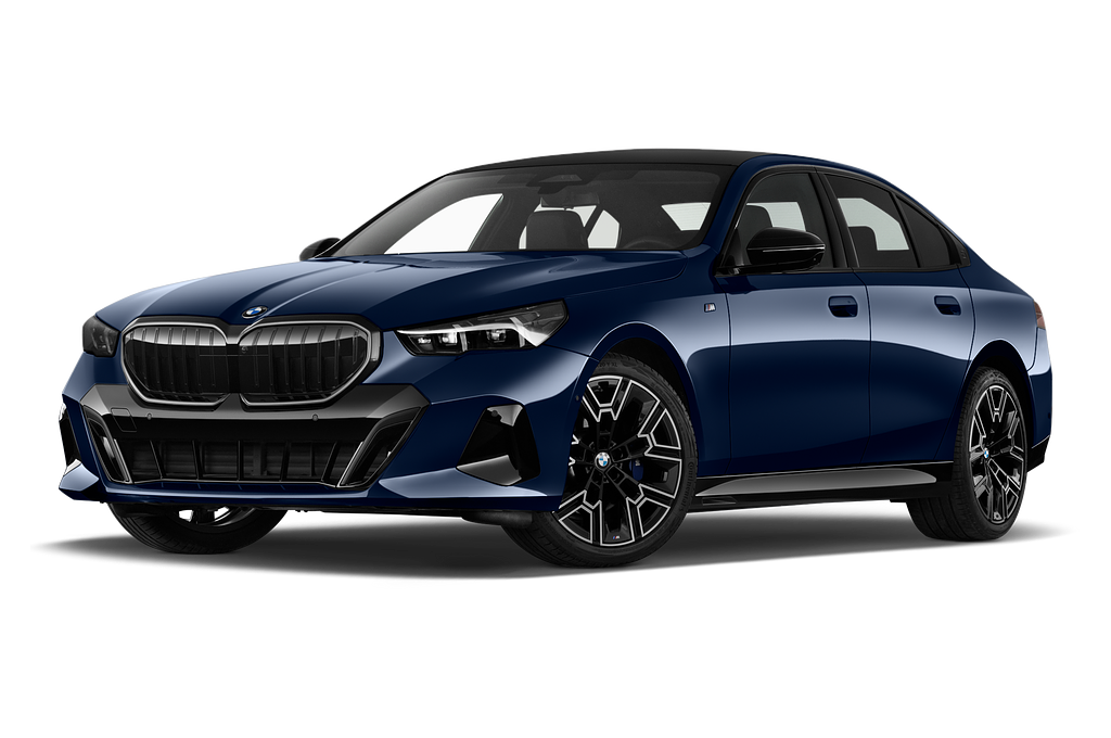BMW 5 Series (Baujahr 2024) M Sport 4 Türen seitlich vorne mit Felge