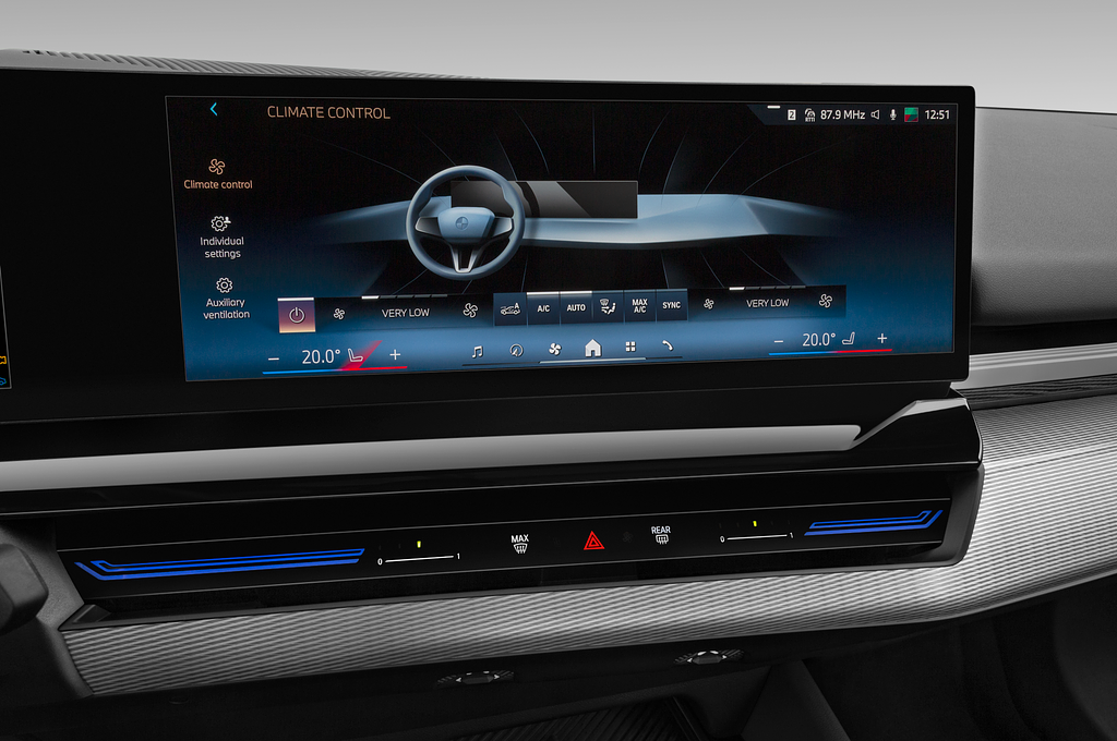 BMW 5 Series (Baujahr 2024) M Sport 4 Türen Temperatur und Klimaanlage
