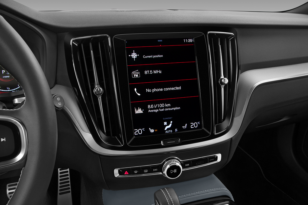 Volvo V60 (Baujahr 2021) R Design 5 Türen Mittelkonsole