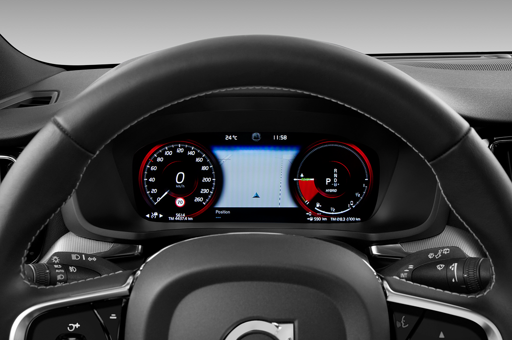 Volvo V60 (Baujahr 2021) R Design 5 Türen Tacho und Fahrerinstrumente
