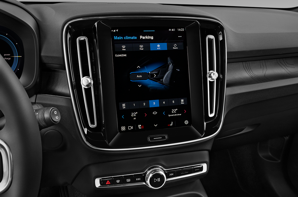 Volvo XC40 Recharge (Baujahr 2023) Ultimate 5 Türen Temperatur und Klimaanlage