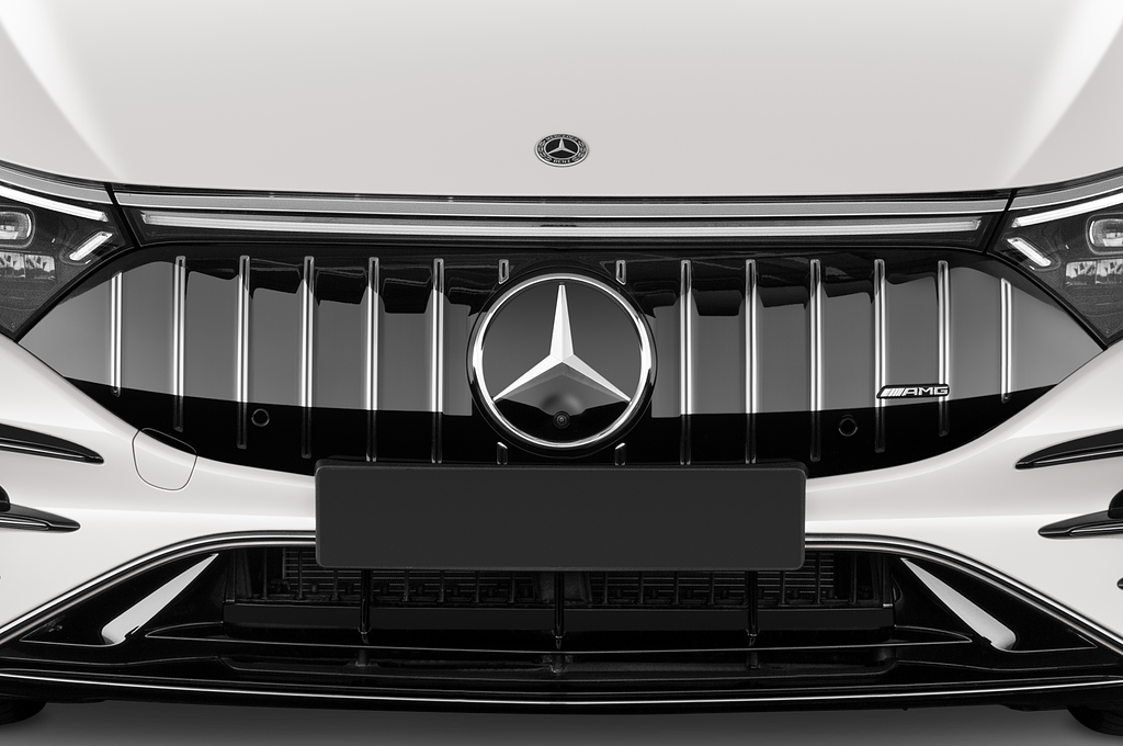 Mercedes EQS (Baujahr 2023) AMG 53 5 Türen Kühlergrill und Scheinwerfer