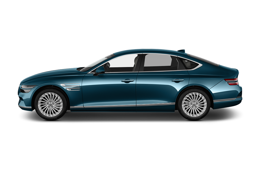 Genesis Electrified G80 (Baujahr 2023) Luxury 4 Türen Seitenansicht