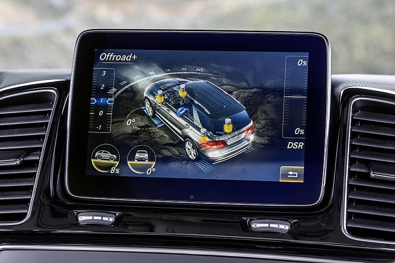 Mercedes GLE 2015 - neuer Bildschirm