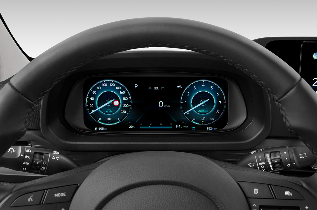 Hyundai Bayon (Baujahr 2023) Trend 5 Türen Tacho und Fahrerinstrumente