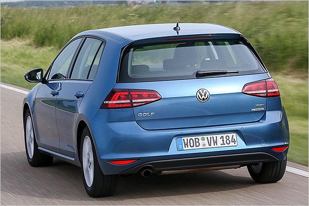 Der Heckspoiler ist etwas größer als bei den anderen Golf-Ausführungen