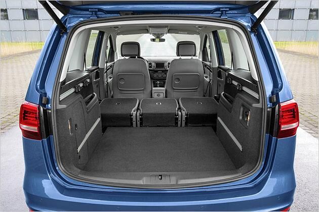 Das Stauabteil fasst maximal 2.490 Liter Gepäck