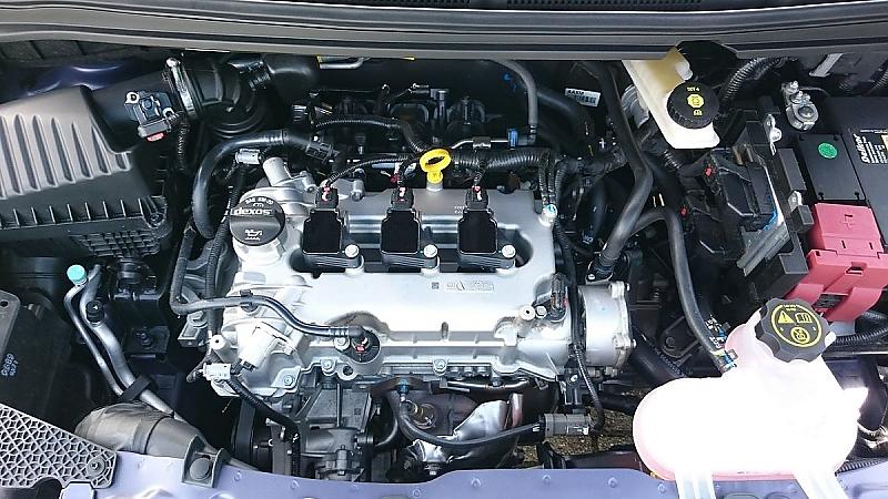 Der 1.0 Liter große Dreizylinder-Benzinmotor.