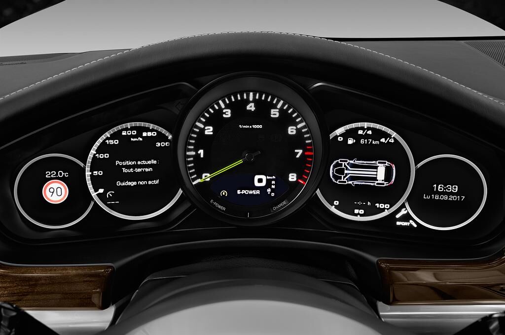 Porsche Panamera Turbo (Baujahr 2018) - 5 Türen Tacho und Fahrerinstrumente