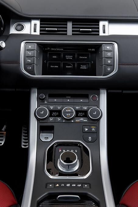 Acht-Zoll-Touchscreen mit altbackener Grafik