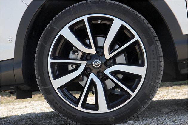 Die Felgen können beim Qashqai zwischen 16 und 19 Zoll groß sein