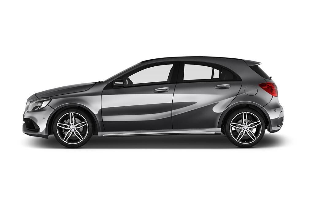 Mercedes A-Class (Baujahr 2017) AMG Line 5 Türen Seitenansicht
