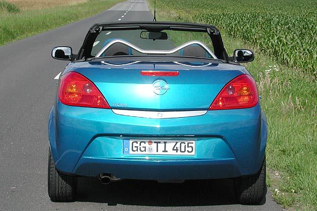 Fast aggressive Heckansicht