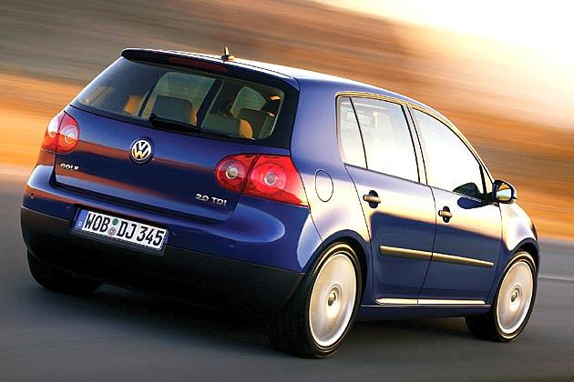 Zum Vergleich: Die Rückleuchten des Golf