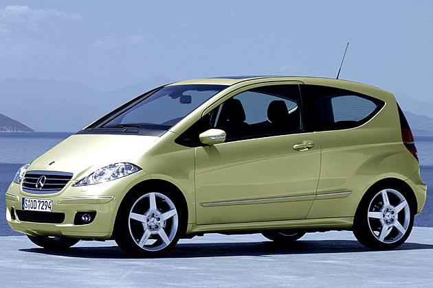 Zum Vergleich: Die A-Klasse (hier in der dreitürigen Version)