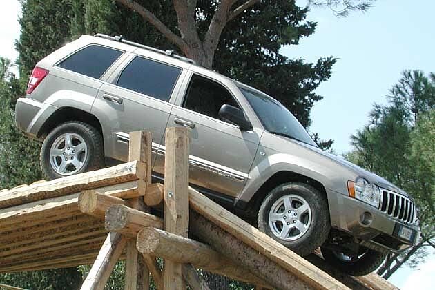 Vielseitige Einsetzbarkeit des Grand Cherokee