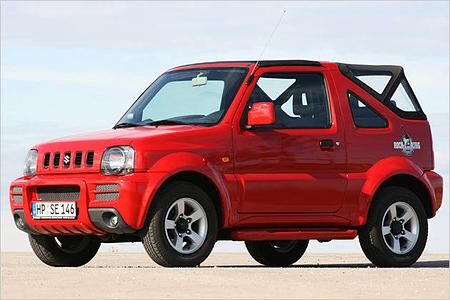 Power of music: Suzuki Jimny Cabrio Rock am Ring