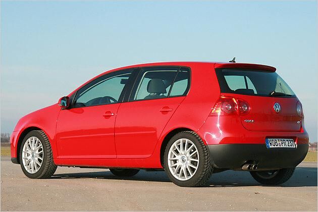 Die Antenne des Golf ist nur ein kleiner Stummel am Heck