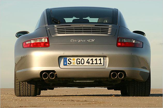 Targa 4S: Die 4 steht für Allradantrieb, das S für den 3,8-Liter-Motor