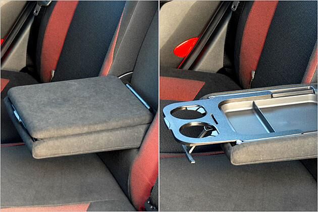 Ein praktisches Detail ist die Mittelkonsole im Fond