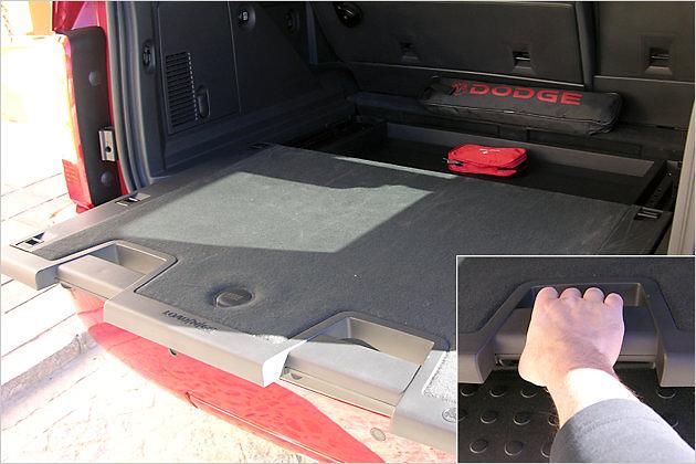 Weiter lässt sich das Ladebord nicht herausziehen