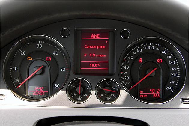 Das Wichtigste: Der Durchschnittsverbrauch  hier 4,9 Liter Diesel auf 100 Kilometer