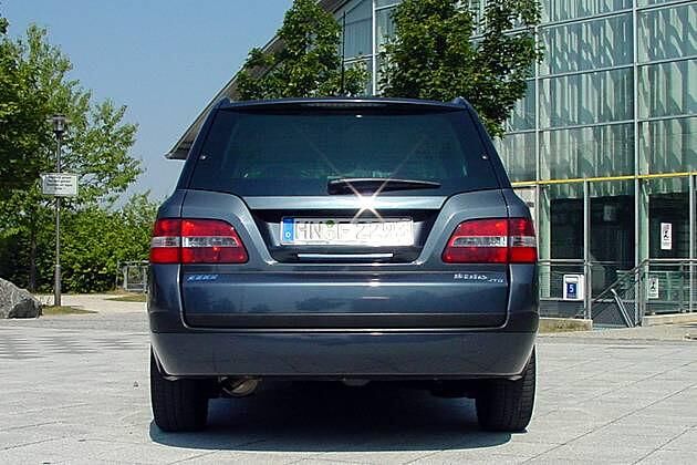 Hohe Karosserie: 1,57 Meter, mehr als bei solchen Kombis üblich