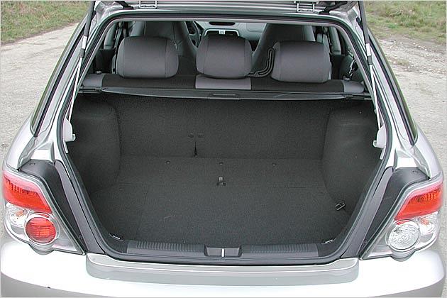 Das Abteil fasst 395 Liter Gepäck